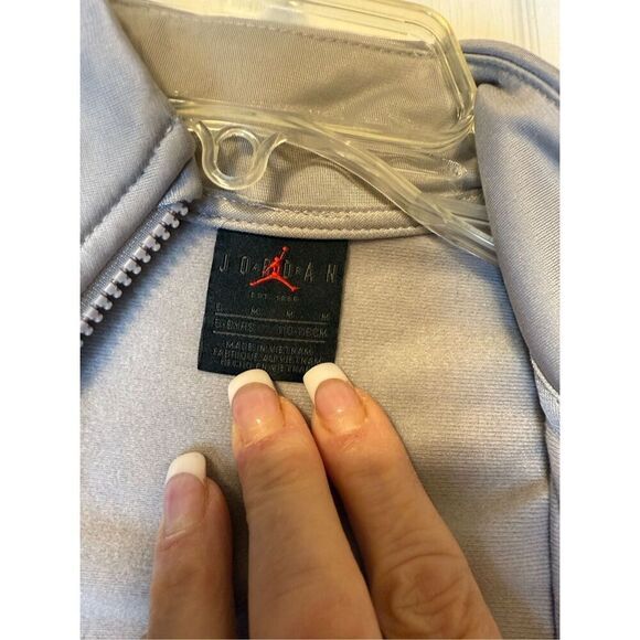 Nike Air Jordan Youth Track Jacket Full Zip Sz. M Gray Basketball - Picture 6 of 7